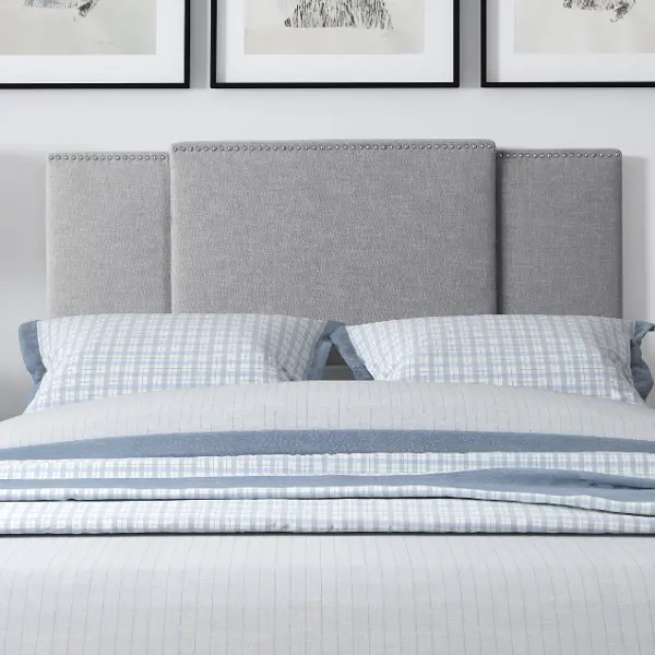 Gray Expandable Full Size Queen King Headboard Rc Willey Queen King Size Headboard Rc Willey, Quilted Headboard King Size Bed Dimensions
