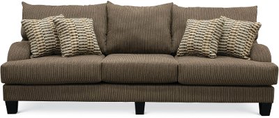 Dark Gray 2 Piece Living Room Set With Sofa Bed Laguna