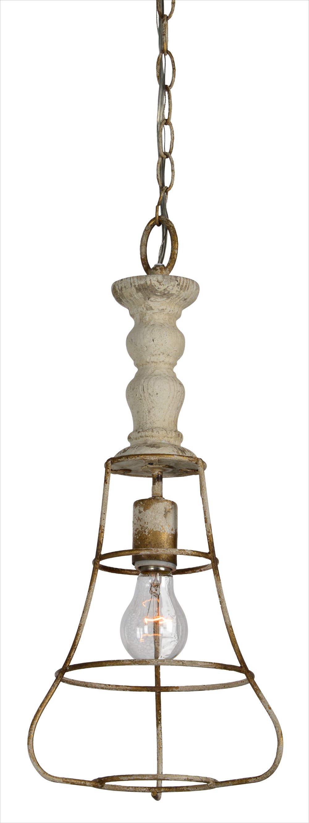 111085179 Earl Weathered White Vintage 1-Light Pendant sku 111085179