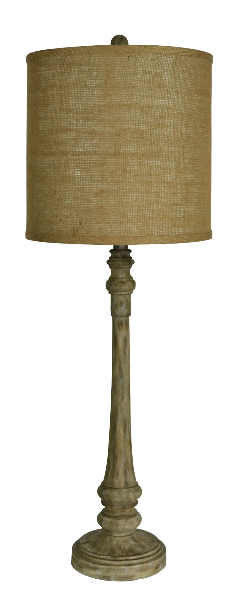 Reclaimed Wood-Look Buffet Lamp - Chandler-1