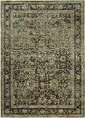 Andorra 5 x 7 Green and Brown Area Rug