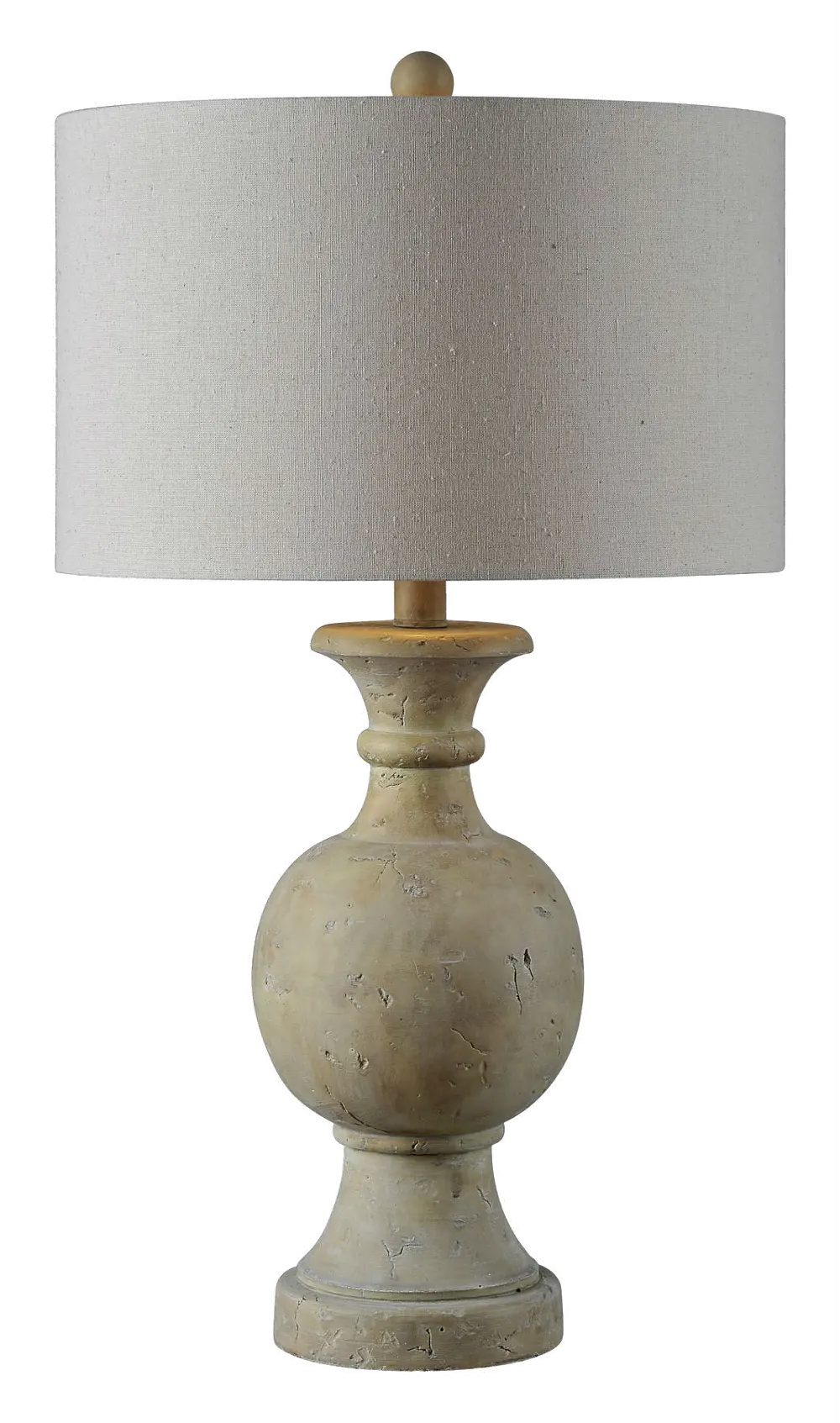 Replicated Stone-Like Table Lamp - Ellis-1
