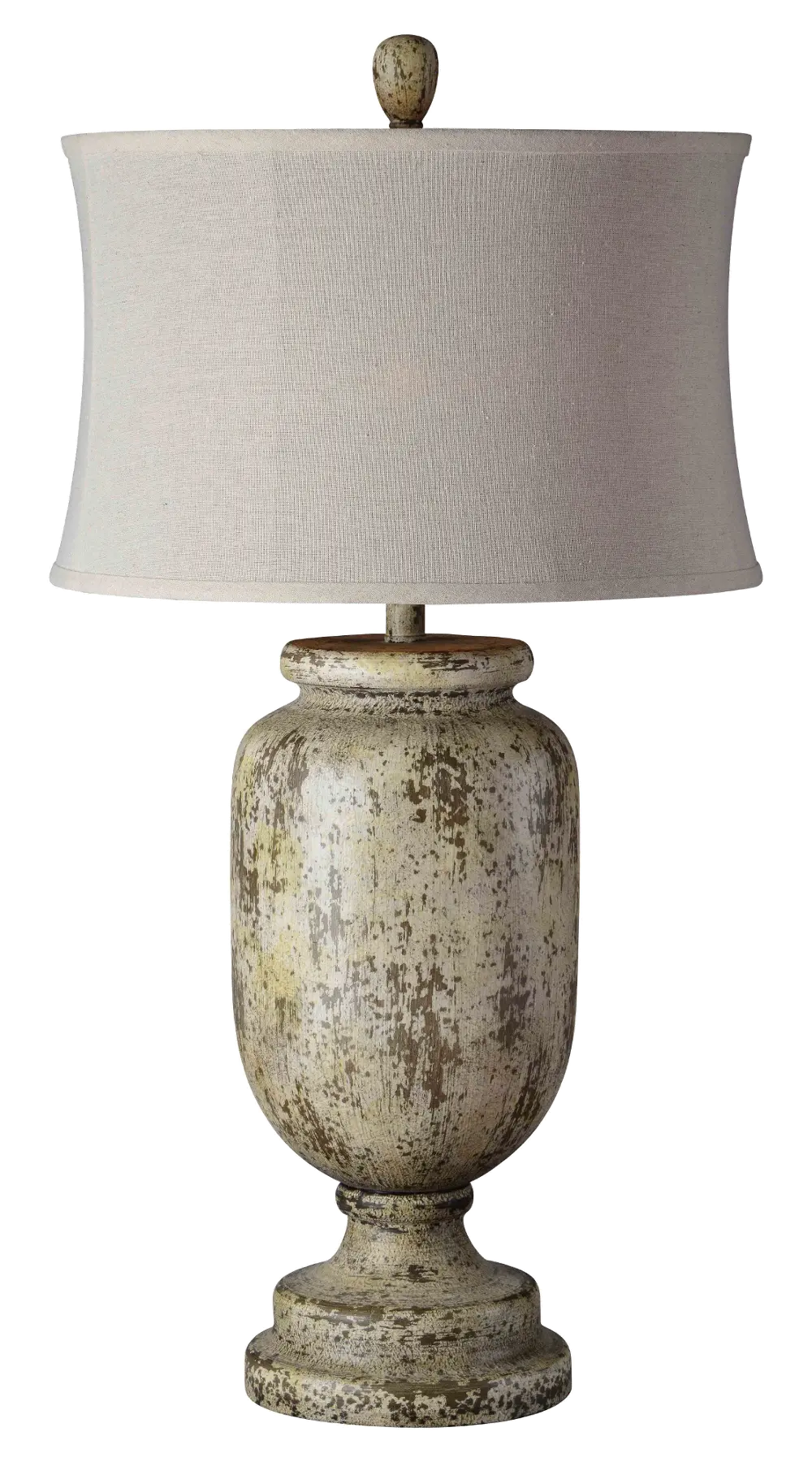 Beige, Green and Brown Table Lamp - Grace-1