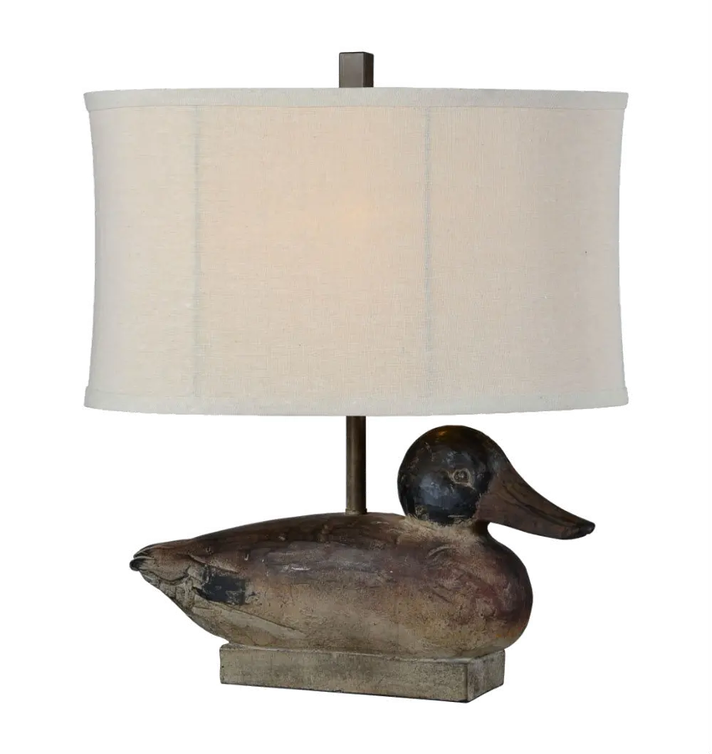 Vintage Duck Table Lamp - Drake-1