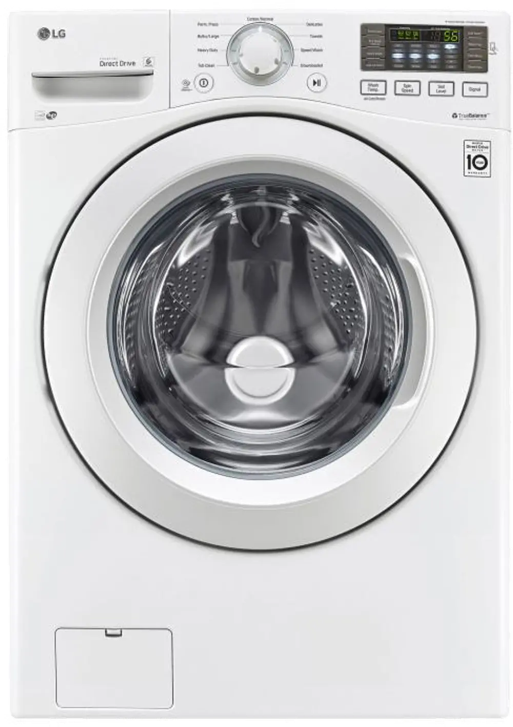 WM3080CW LG 4.3 cu. ft. Front Washer - White-1