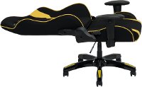 High Back Ergonomic Black And Yellow Gaming Desk Chair Workspace Rc Willey Furniture Store