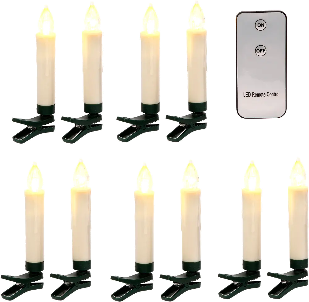 Infrared Remote Control LED Candles-Set of 10-1