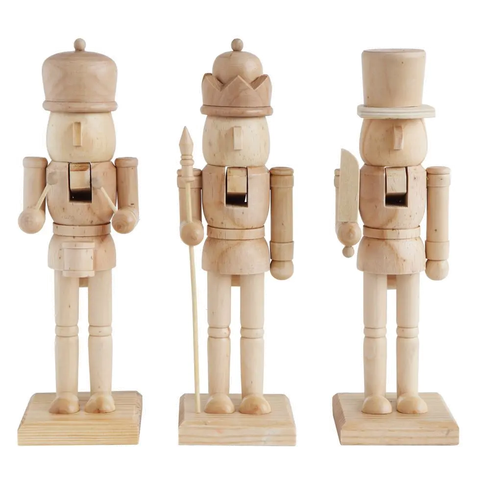 XM2496A-A/3-IND Assorted Wood Holiday Nutcracker-1