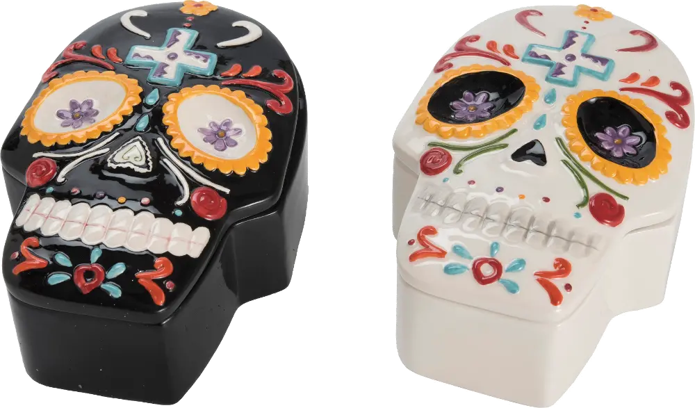 Assorted Day Of The Dead Multi Color Container-1