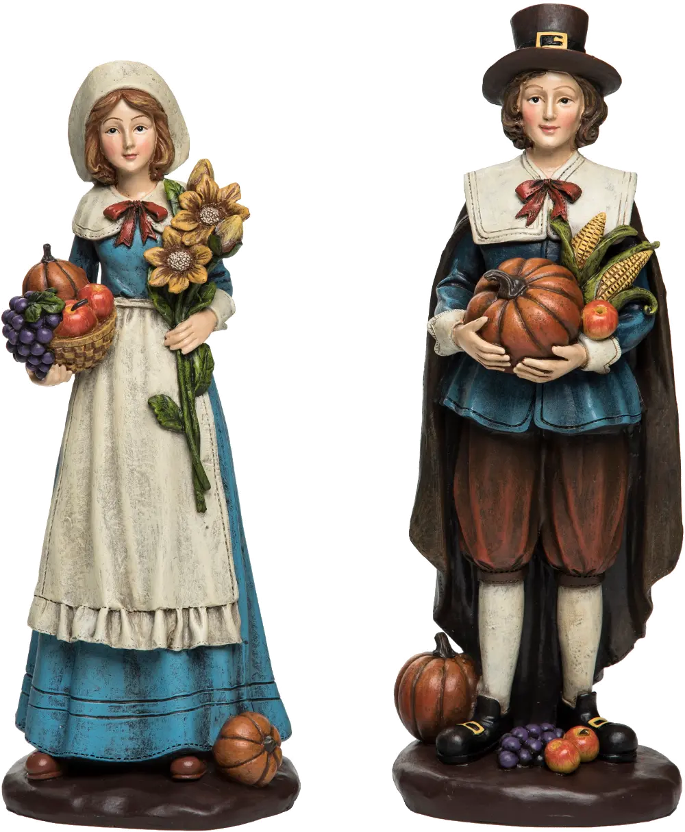 Assorted Multi Color Pilgrim Figurine-1