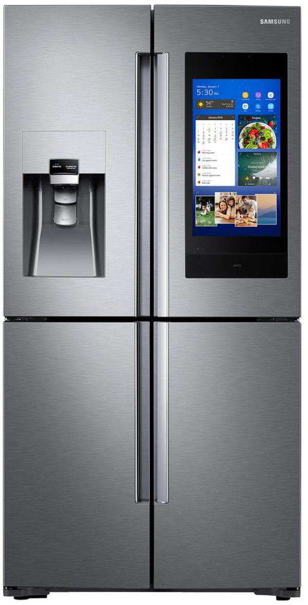 Samsung 4 Door French Smart Refrigerator With Family Hub And Rf28n9780sr Samsung 4 Door French Smart Refrigerator With Family Hub And Flexzone 27 9 Cu