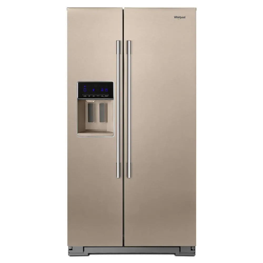 WRSA88FIHN Whirlpool Side-by-Side Refrigerator with Exterior Ice and Water Dispenser with EveryDrop™ Filtration - 36 Inch Sunset Bronze-1