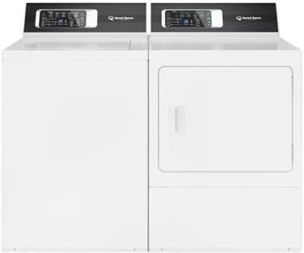 .SPQ-7000-W/W-ELE-PR Speed Queen Top Load Washer and Electric Dryer - White-1