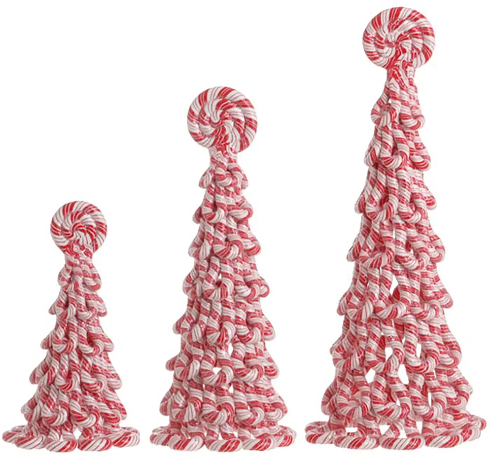 7 Inch Peppermint Cone Tree-1