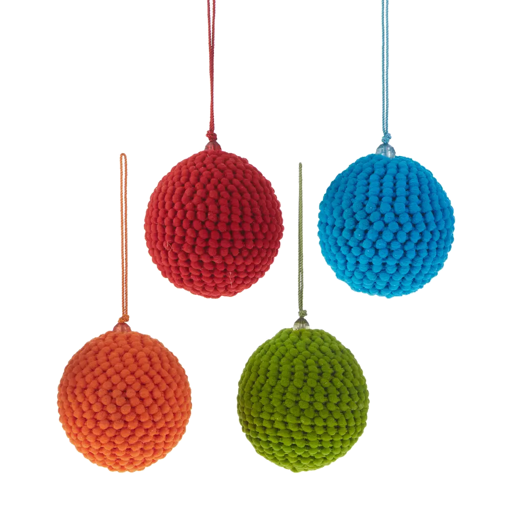Assorted Multi Color Knitted Ornament-1
