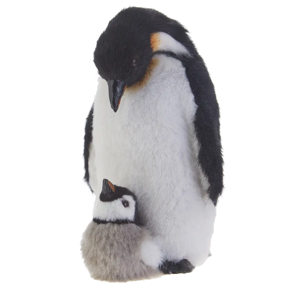 6 Inch Mom and Baby Penguin Holiday Ornament-1