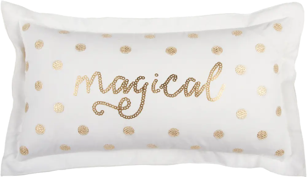 Ivory and Copper Magical Holiday Throw Pillow-1
