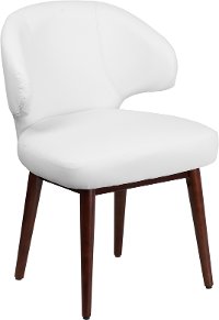 small leather accent chair