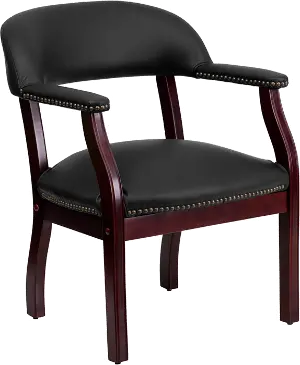Burgundy leather accent chair discount
