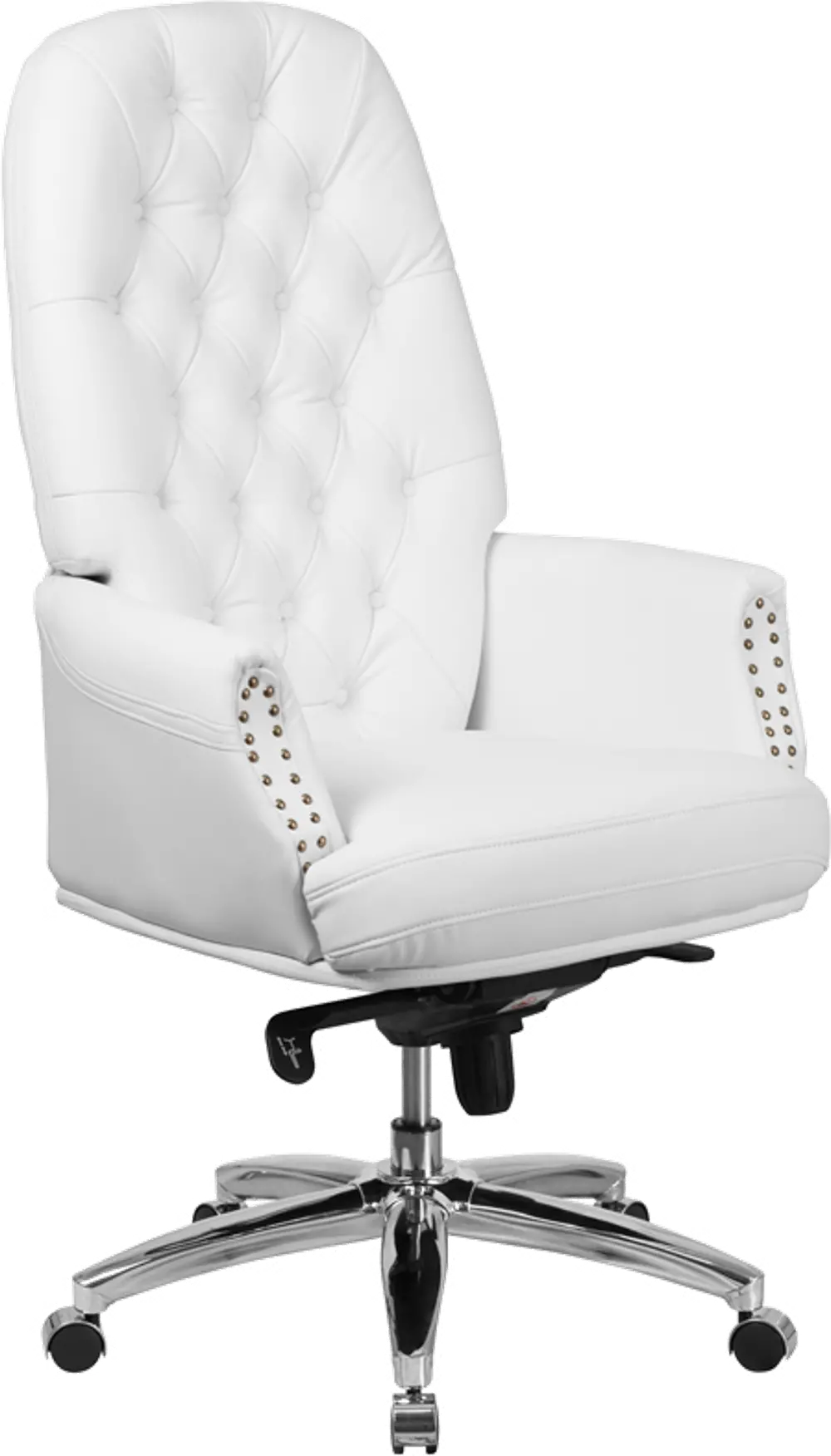 Erico White Leather Office Chair-1