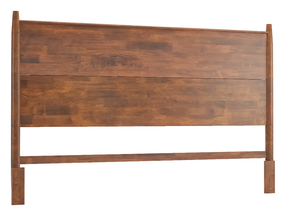 Brown Planked King Size Headboard - Nevada-1