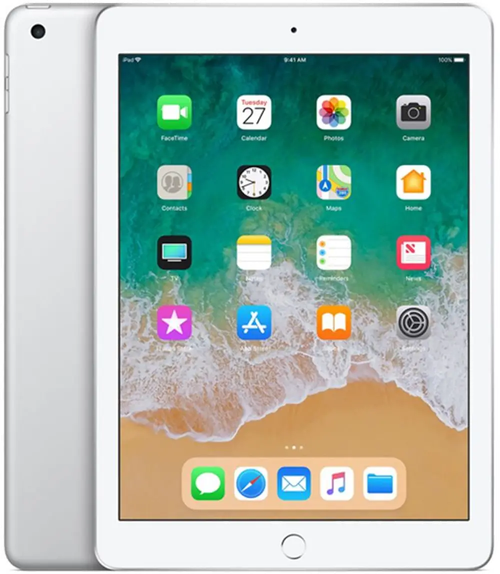 MR7G2LL/A Apple iPad 6th Generation 32GB - Silver-1