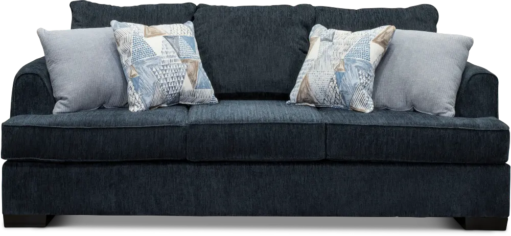 Contemporary Baltic Blue Sofa - Lansing-1
