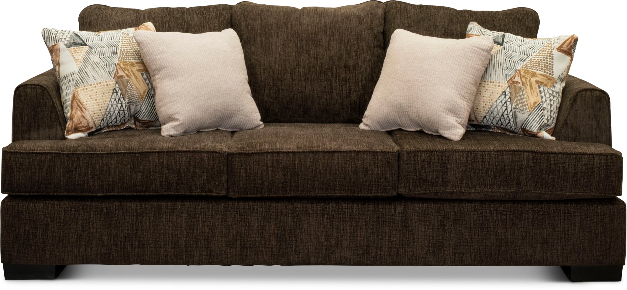 Contemporary Chocolate Brown Sofa Lansing Rc Willey Furniture