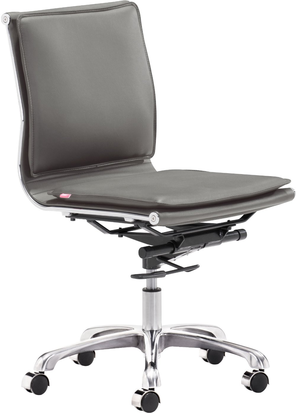 Simple Padded Gray Office Chair - Lider Plus