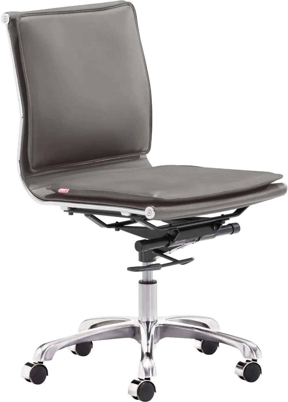 Simple Padded Gray Office Chair - Lider Plus-1
