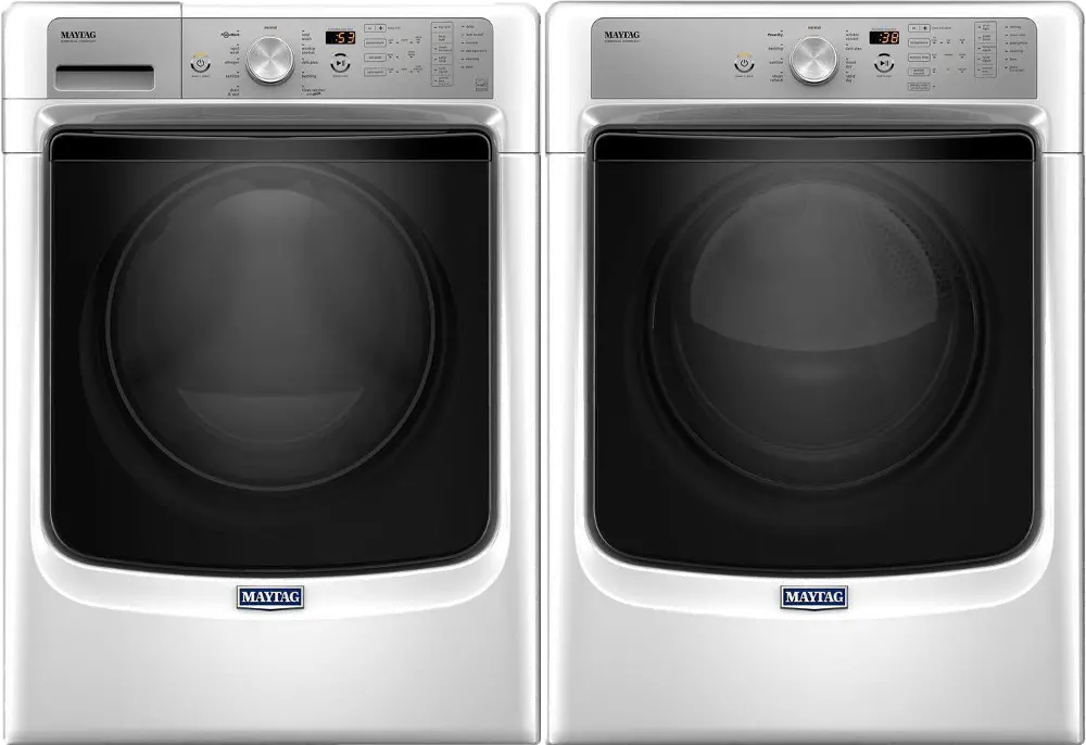 KIT Maytag Front Load and Dryer Set - White Electric-1