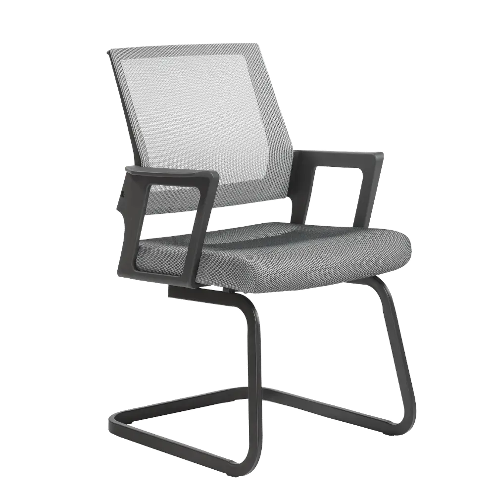 Grey Mesh Visitor Office Chair - Maska-1