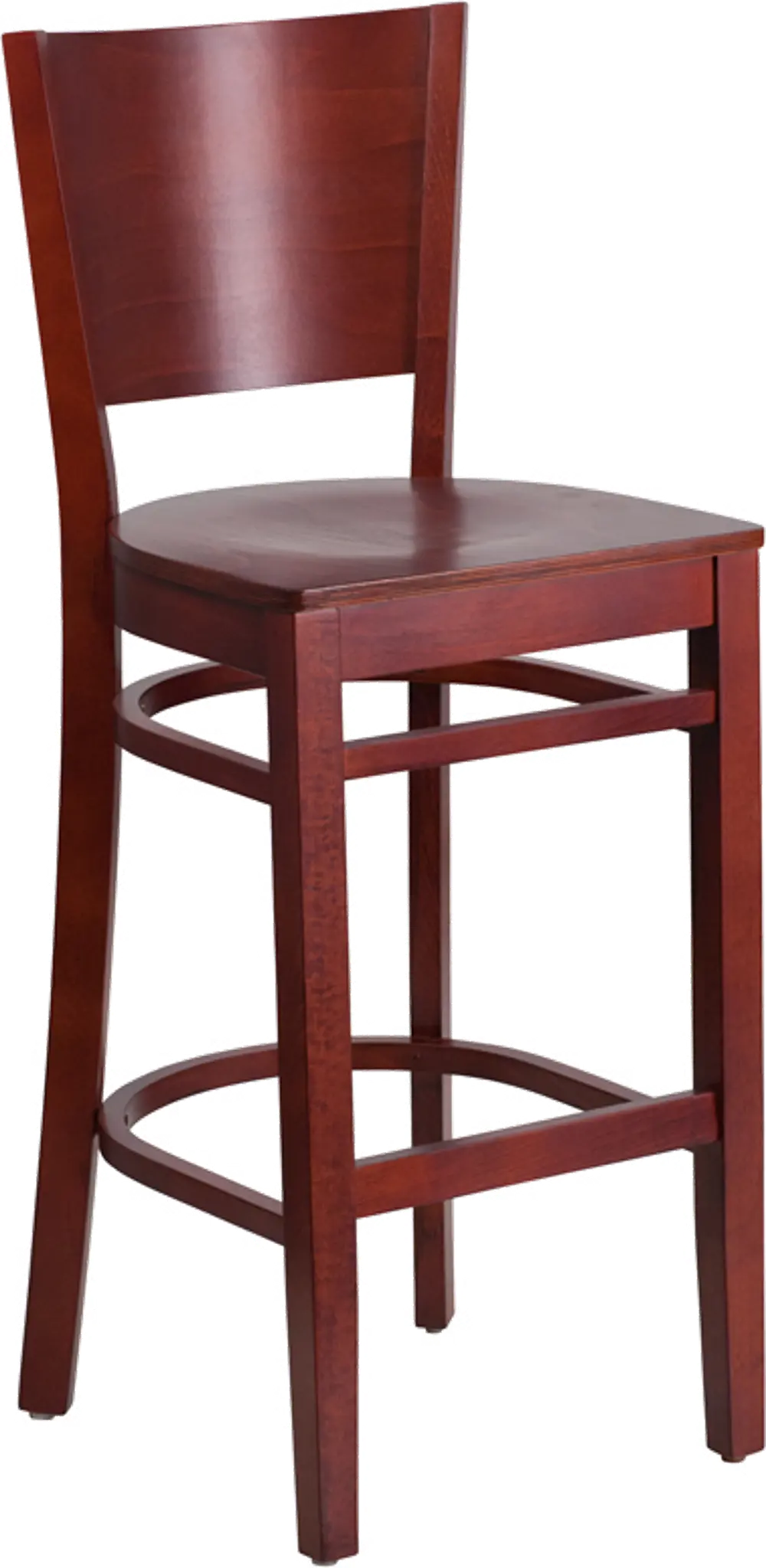 Wood Brown Commercial Bar Stool - Lacey-1