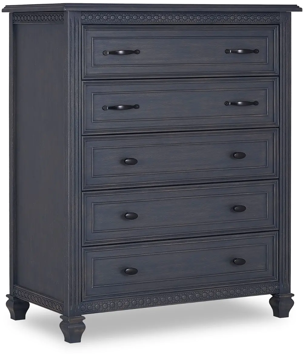 863-WG Classic Weathered Gray Tall Chest - Madison-1