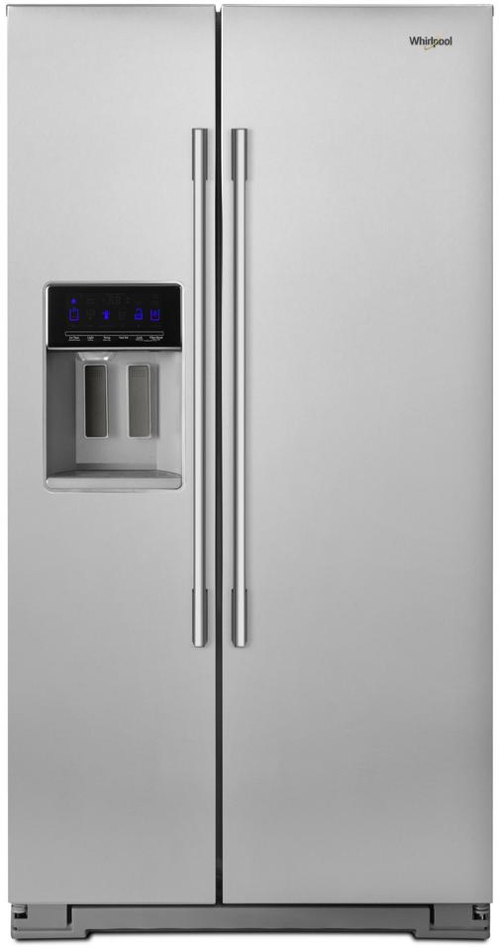 Whirlpool Side By Refrigerator With Exterior Ice And Water Whirlpool Side By Refrigerator With Exterior Ice And Water Dispenser 36 Inch Stainless Steel Counter Depth Rc Willey Furniture