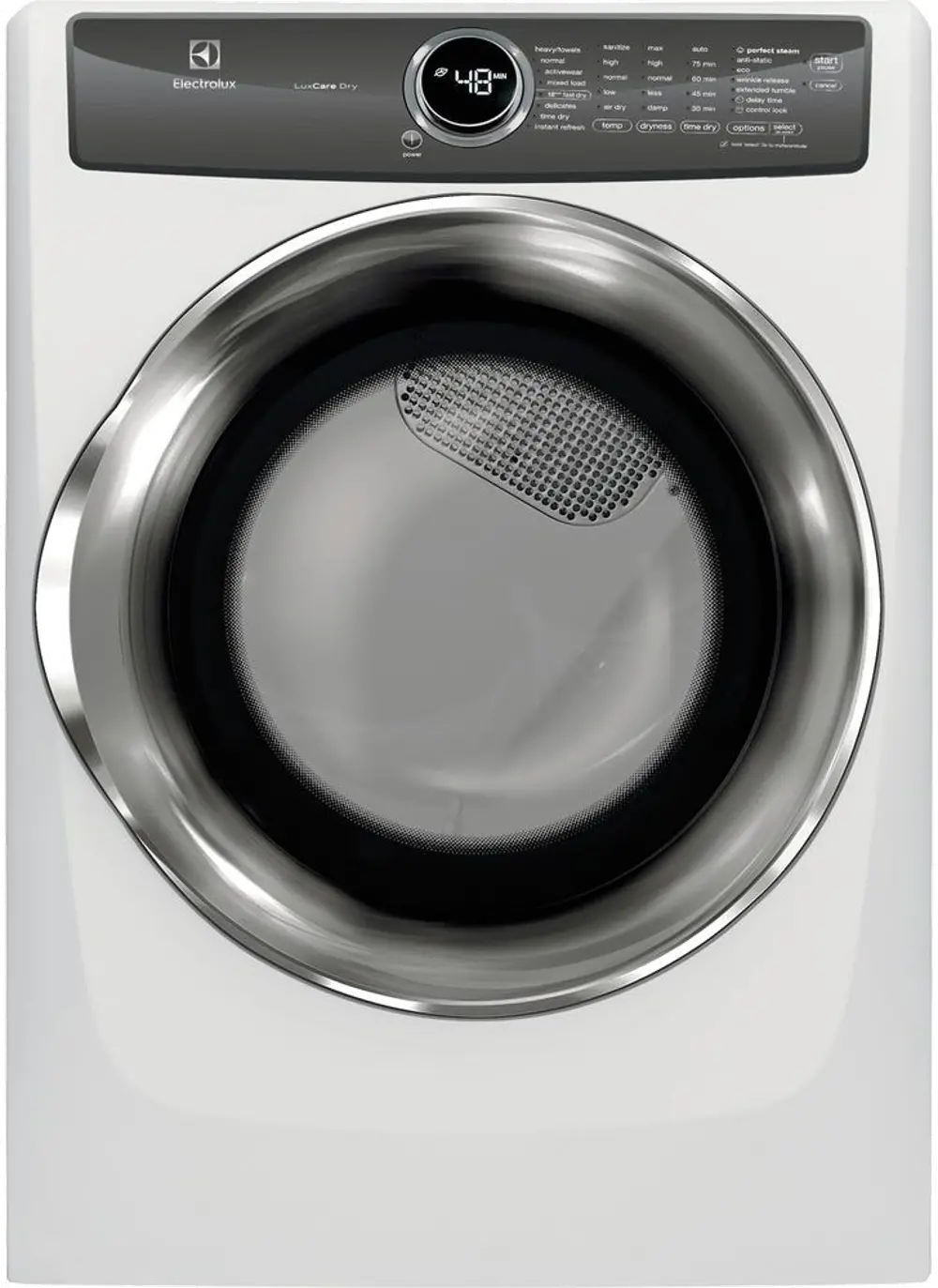 EFME527UIW Electrolux Electric Dryer with Perfect Steam - 8.0 Cu. Ft. White-1
