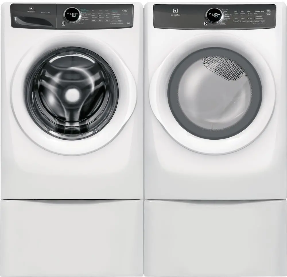 .FELX-427-W/W-GAS-PR Electrolux Front Load Washer and Dryer Set - White Gas-1