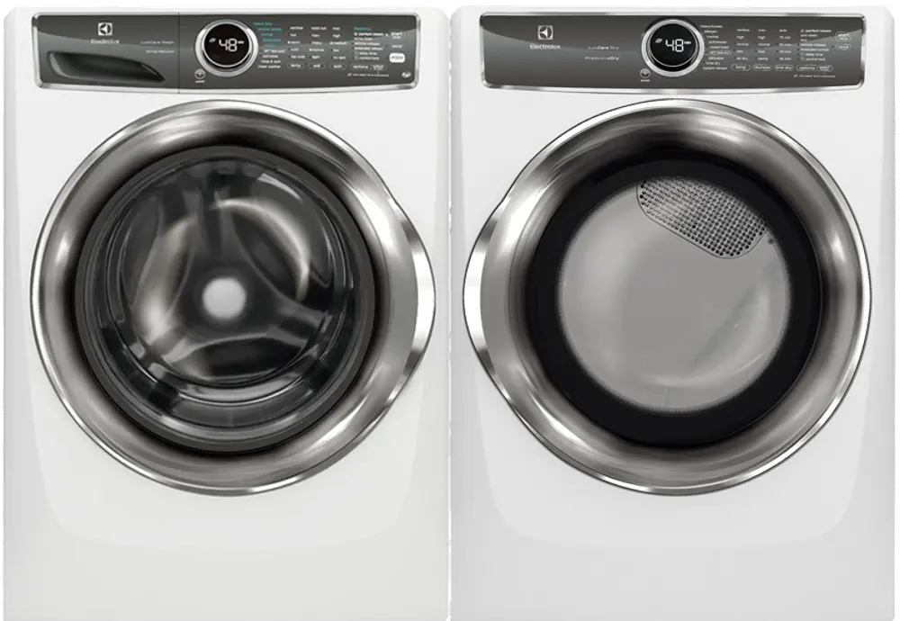 .FELX-627-W/W-ELE-PR Electrolux Front Load Washer and Dryer Pair - White Electric-1