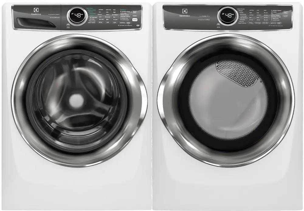 .FELX-627-W/W-GAS-PR Electrolux Front Load Washer and Dryer Pair - White Gas-1