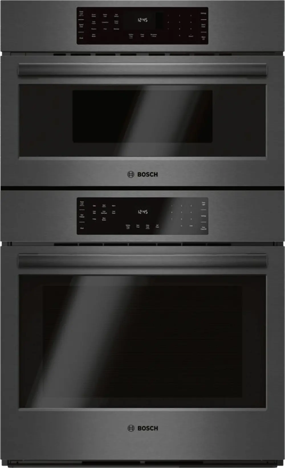 HBL8742UC Bosch 30 Inch Combination Wall Oven with Speed Oven - Black Stainless Steel-1