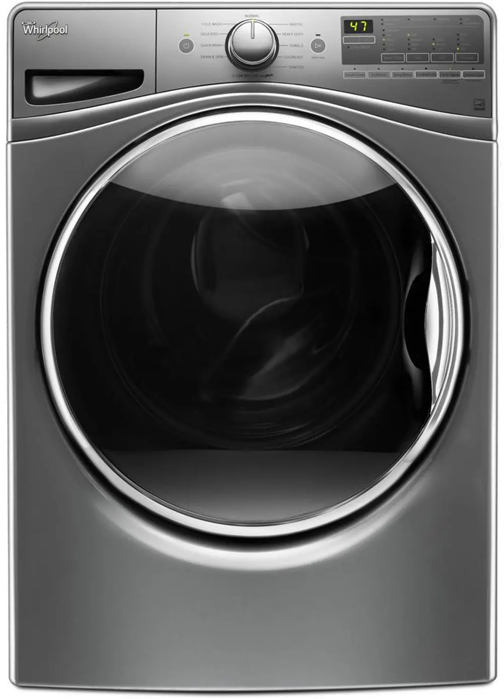 WFW85HEFC Whirlpool Front Load Washer Adaptive Wash Technology - 4.5 cu. ft. Chrome Shadow-1