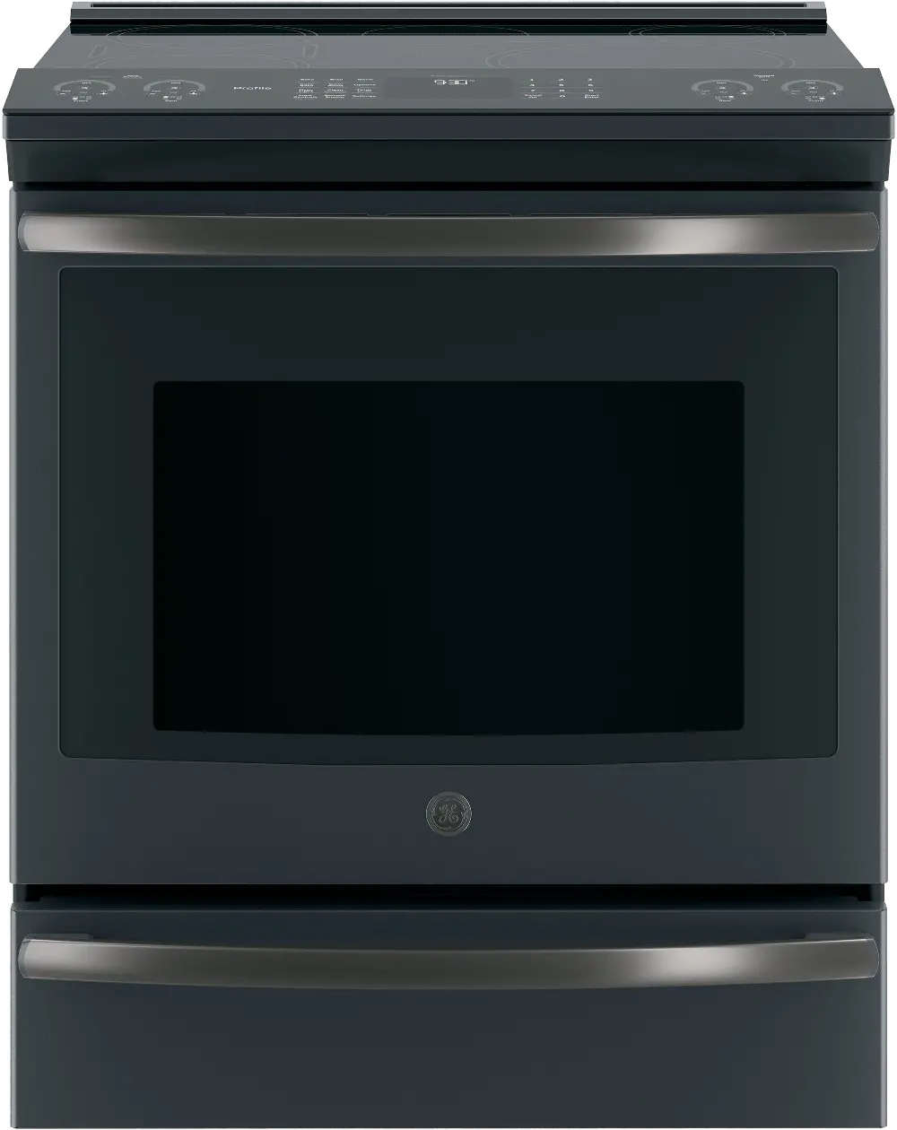 PHS930FLDS GE Profile Series 30  Slide-In Front Control Induction and Convection Range - Black Slate-1