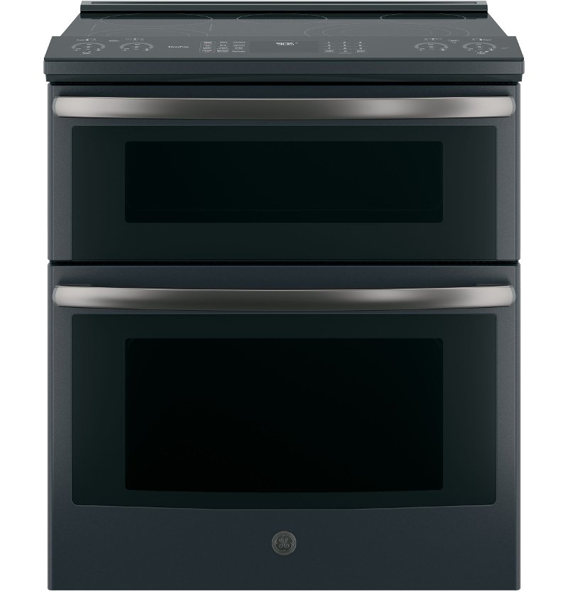 Ge Profile Electric Double Oven Convection Smart Range Black Double Oven Convection Smart Range