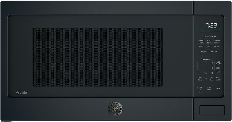 Ge Profile Countertop Microwave 2 2 Cu Ft Black Slate Rc