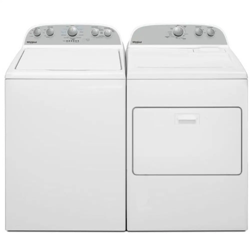 .WHP-4950-W/W-ELE-PR Whirlpool 3.9 cu. ft. Top Load Washer and Dryer Set - White Electric-1