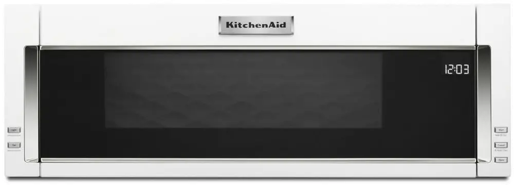KMLS311HWH KitchenAid Over the Range Low Profile Microwave - 1.1 cu. ft. White-1