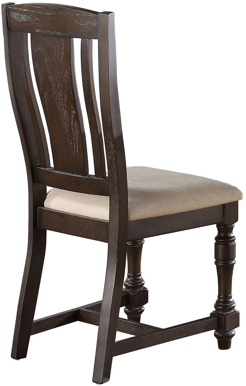 Espresso Brown Slim Dining Room Chair - Xcalibur-1