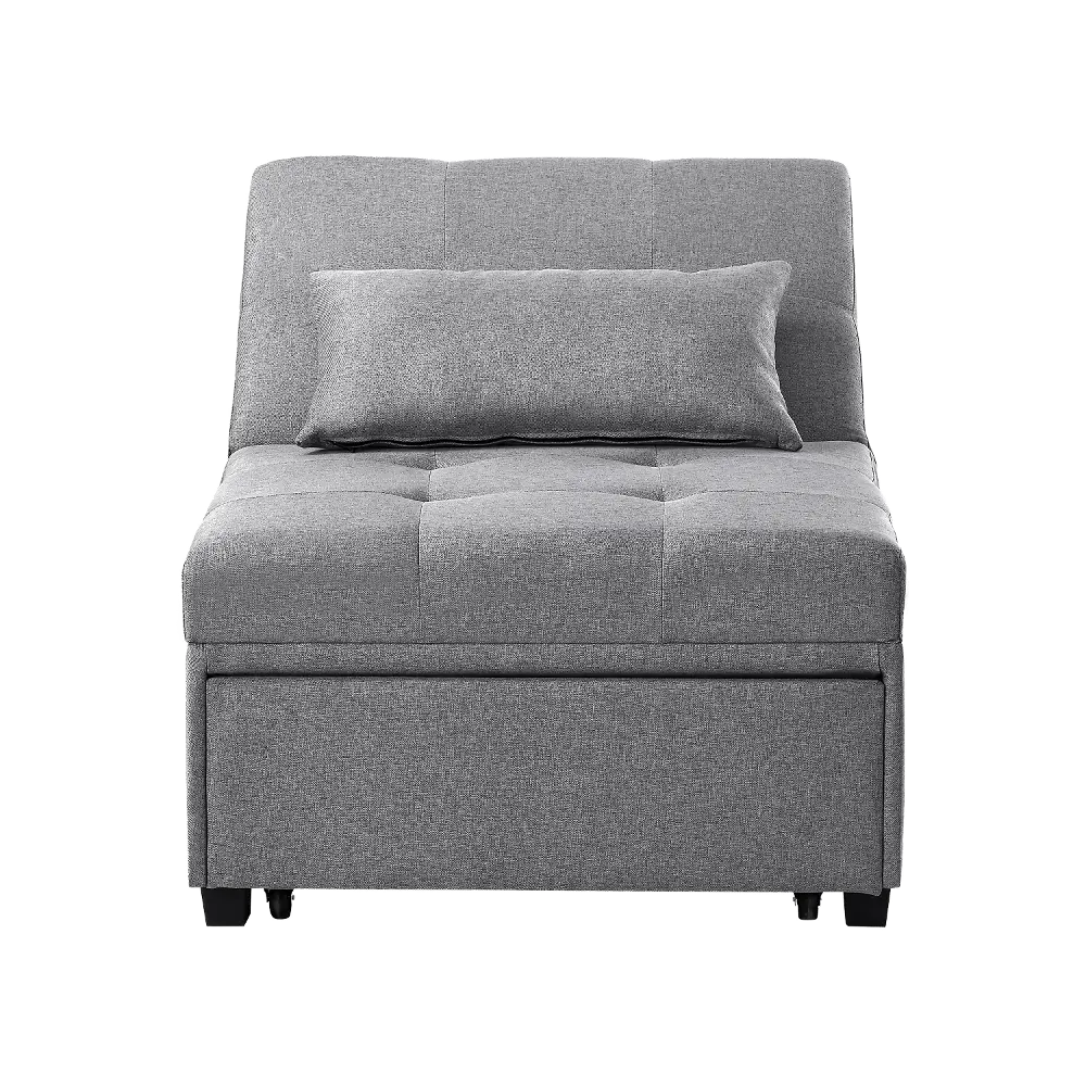 Gray Twin Sofa Bed - Boone-1