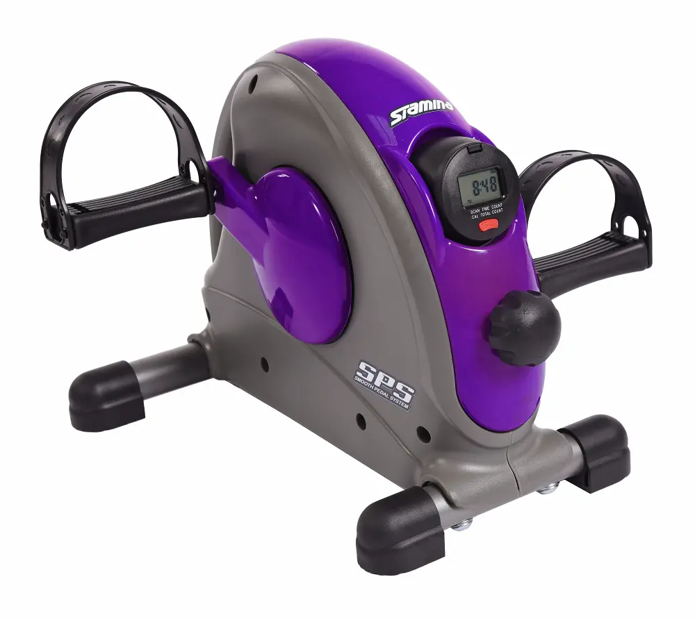 15-0142 Stamina Mini Exercise Bike Purple-1