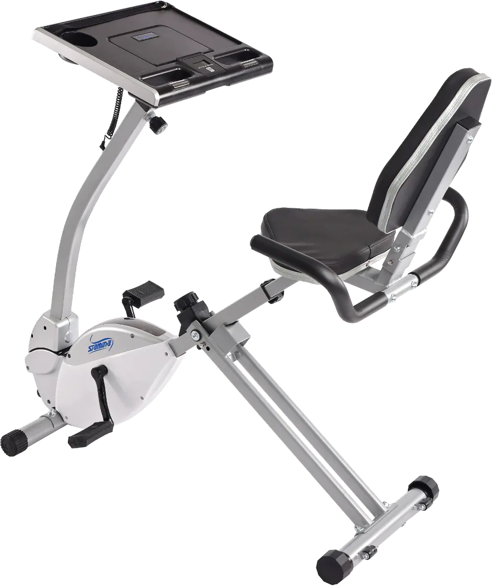 15-0321 Stamina Exercise Bike Work Station and Standing Desk-1